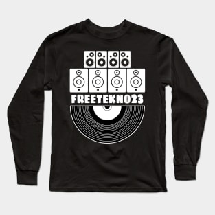 Freetekno Soundsystem Vinyl Long Sleeve T-Shirt